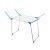 Praktikus folding clothes drying rack, open wings, white background