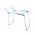 Praktikus folding clothes drying rack, partially open