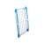 White and blue folding clothes drying rack folded
