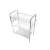 Three-tier dish drying rack with cutlery holder and cutting board holder