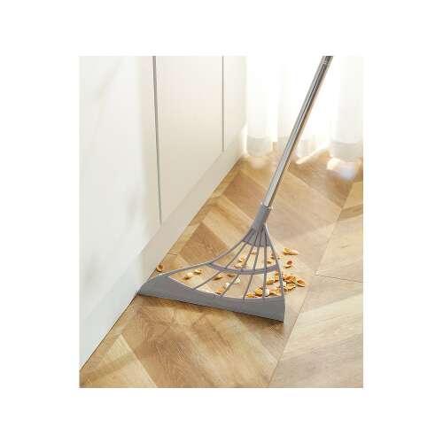 Silicone broom with telescopic handle, cleaning floor