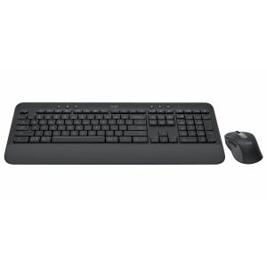 Безжична клавиатура и мишка Logitech Signature MK650 - Ъглов изглед - Logitech Клавиатура