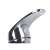 Chrome kitchen sink mixer tap handle