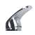 Chrome kitchen sink mixer tap handle