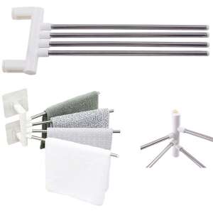 Forgó 4-arm rotating towel rack collage - Ecobee
