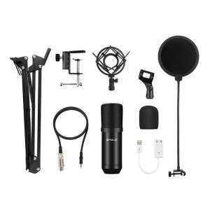 Puluz PU612B Studio Broadcast Condenser Microphone Kit with accessories - Puluz