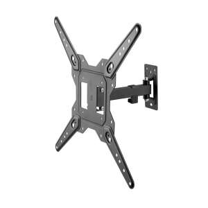 Home LCDH 321 FULL MOTION TV Wall Mount, Black, 23-55 inch, 30kg - TV Stand and Wall Mount