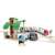 BRIO World Travel Switching Set, wooden train set with station, trains, and tracks