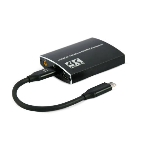 Gembird USB-C - Dual HDMI Adapter 4K 60Hz