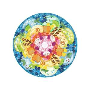 Ravensburger Ice Cream 500-dielna skladačka s farebnou ilustráciou zmrzliny a prísad - Ravensburger Puzzle