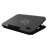 Esperanza EA141 Samum Chladiaca podložka pre notebook, čierna, šikmý pohľad