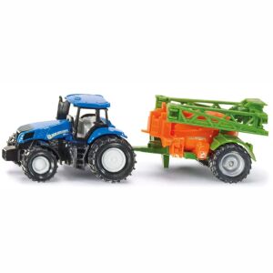 Siku Traktor New Holland a postrekovač, hračka, kovový model 1:87 - Model, maketa