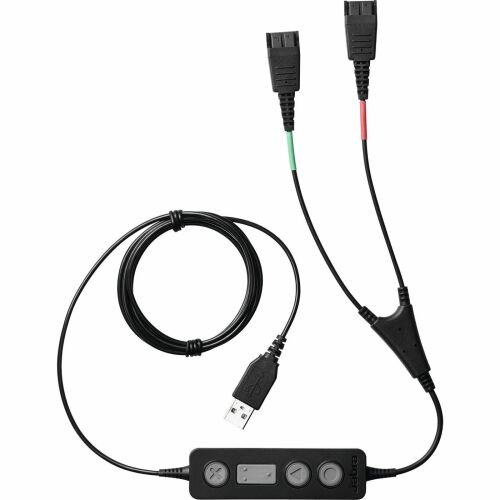 Jabra Link 265 USB with 2 QD Training cable with mute option 133508226