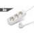 Delight 3-way power strip with 3m cable, white