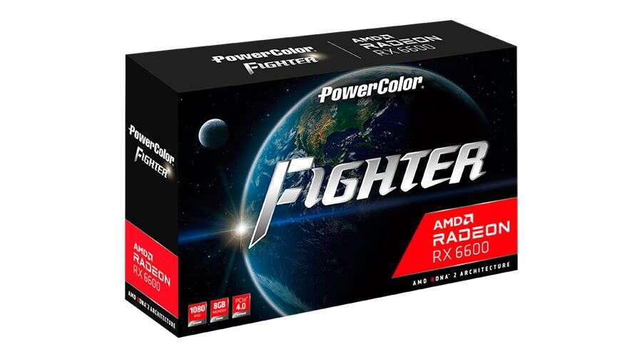 Powercolor rx 6600 8gb ddr6 fighter axrx 6600 8gbd6-3dh
