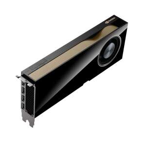 PNY RTX 6000 48GB DDR6 Ada Generation graphics card, black, angled view - Graphics Card