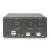 Közelkép a Digitus 2-Port Dual Display 4K HDMI KVM Switch DS-12860 hátsó csatlakozóiról