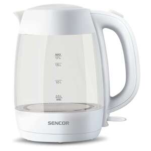 Sencor SWK 7300WH glass electric kettle, white, 1.7L capacity - Kitchen & dining