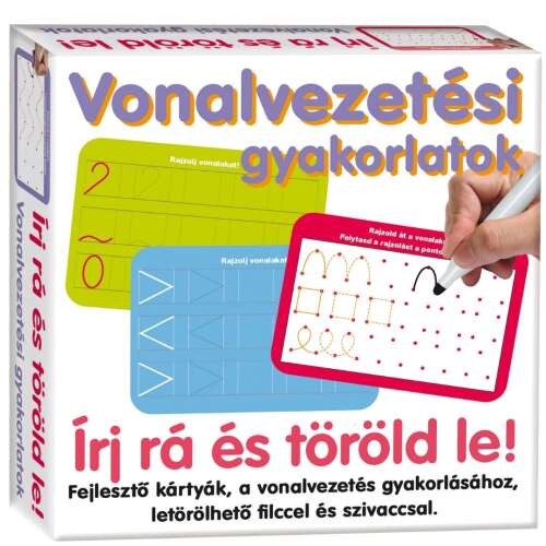 Napisz na nim i wymaż go - Ćwiczenie rysowania linii