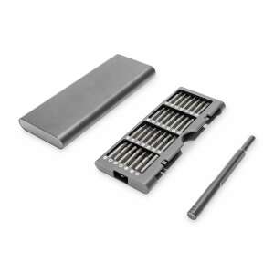 Zestaw precyzyjnych śrubokrętów Digitus DA-70360 57-częściowy z magnetycznym uchwytem śrubokręta i etui - Bithead