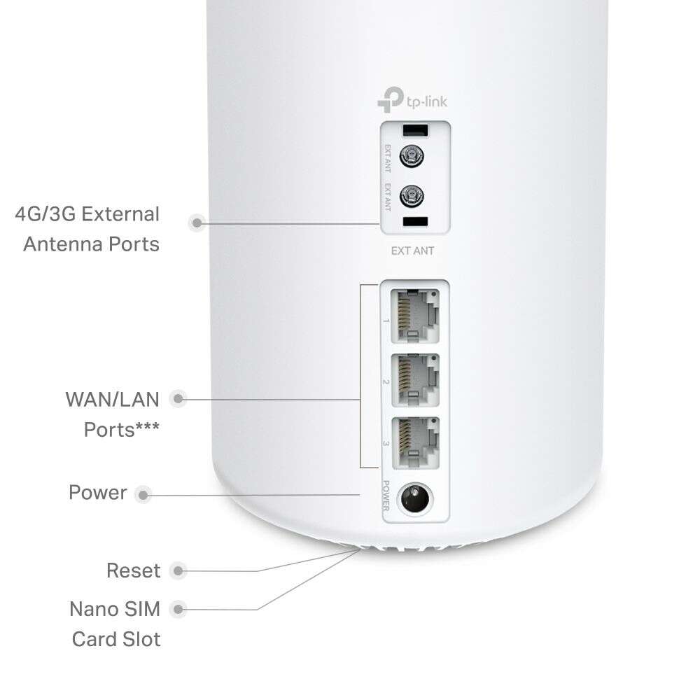 Tp-link deco x50-4g ax3000 whole home mesh wifi 6 system (1 pack)...