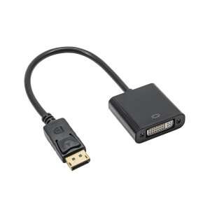 Akyga AK-AD-58 Kabel adaptera DisplayPort do DVI-I Dual Link, 20cm, czarny - Konwerter DVI