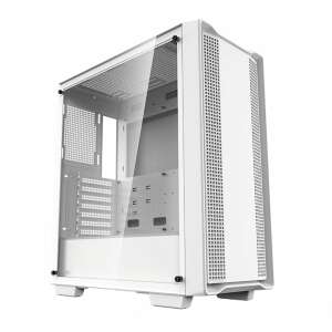 DeepCool CC560 WH Bijelo PC kućište s bočnom stranicom od kaljenog stakla - DeepCool