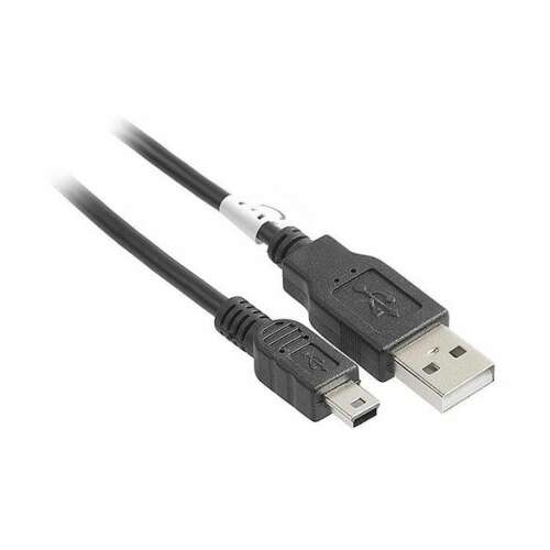 Kolink USB 2.0 Mini kábel, 1,8m, Fekete, Hím-Hím