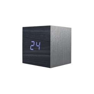TOO DC-500-B digitális óra, fekete, fa dizájn - Ébresztőóra