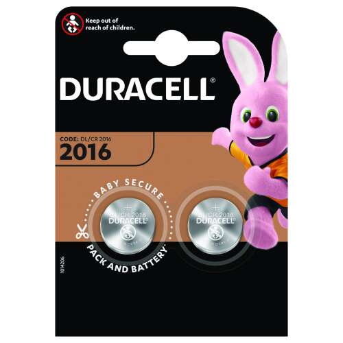 Baterie buton cu litiu Duracell Special 2016 3V (DL2016/CR2016) 2 buc 32155264