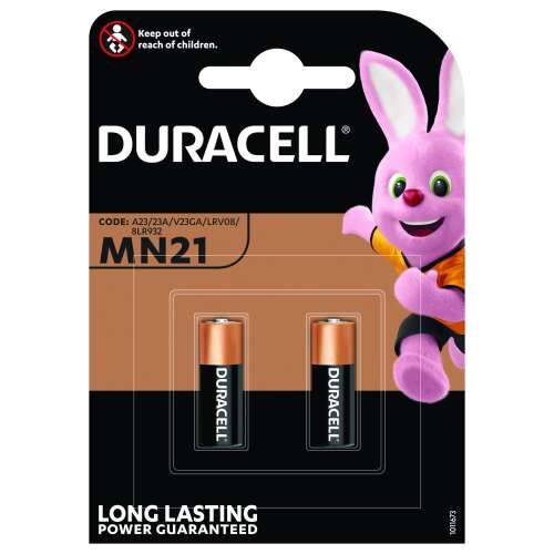 Duracell Speciális MN21 12V alkáli Elem 2db (A23/23A/V23GA/LRV08/8LR932)