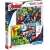 Clementoni Marvel Avengers Supercolor Puzzle 2x60 Teile, mit Hulk, Iron Man, Captain America, Thor, Black Panther und mehr