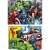 Clementoni Marvel Avengers Supercolor Puzzle 2x60 Teile, mit Hulk, Iron Man, Captain America, Thor, Black Panther und mehr