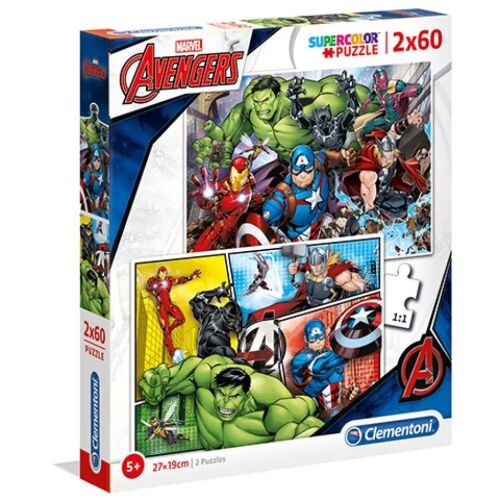 Clementoni Puzzle - Bosszúállók 2x60db 164449976 - Puzzle