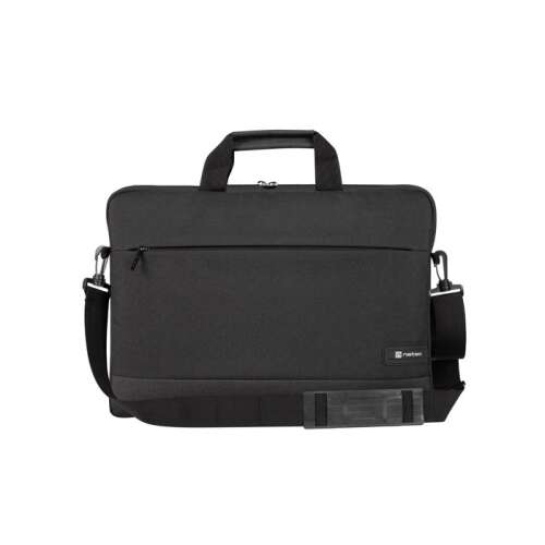 Torba na laptopa Natec Goa 15.6 cala, czarna, z paskiem na ramię
