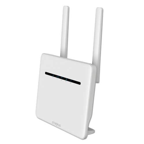 Strong 4G+ LTE Router 1200, fehér, oldalnézet