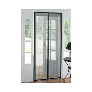 Str mágneses szúnyogháló ajtóra 218x96cm  1x mágnes, fekete (2212297)