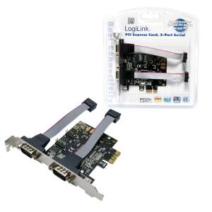Kontroler LogiLink PCIe x1 - 2x Port szeregowy (PC0031) 72754080 - Logilink
