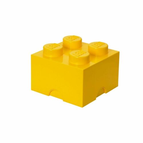 LEGO Tárolódoboz - 4 Fiókos - Sárga