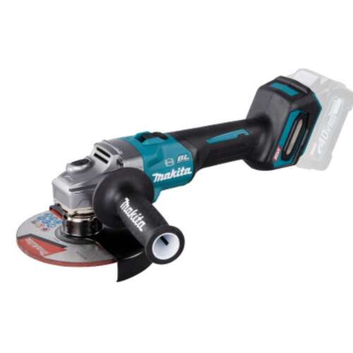 Makita GA035GZ akkumulátoros sarokcsiszoló, 100mm, XGT sorozat, kefe nélküli motor, AFT technológia, por- és fröccsenő víz elleni védelem - Csiszológép