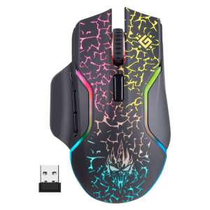 Defender Oneshot GM-067 Wireless Gaming Mouse - Black - Mouse