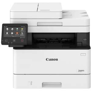Многофункционален лазерен принтер Canon i-SENSYS MF455dw, бял, преден изглед - Лазерен принтер
