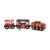 BRIO World Rescue Firefighting Train, tren de lemn pe fundal alb