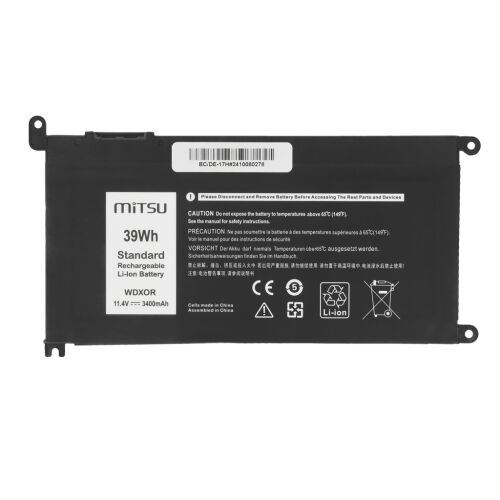 MITSU Dell Vostro 14 (5468)/Inspiron 15 (5568) Notebook akkumulátor 3400 mAh