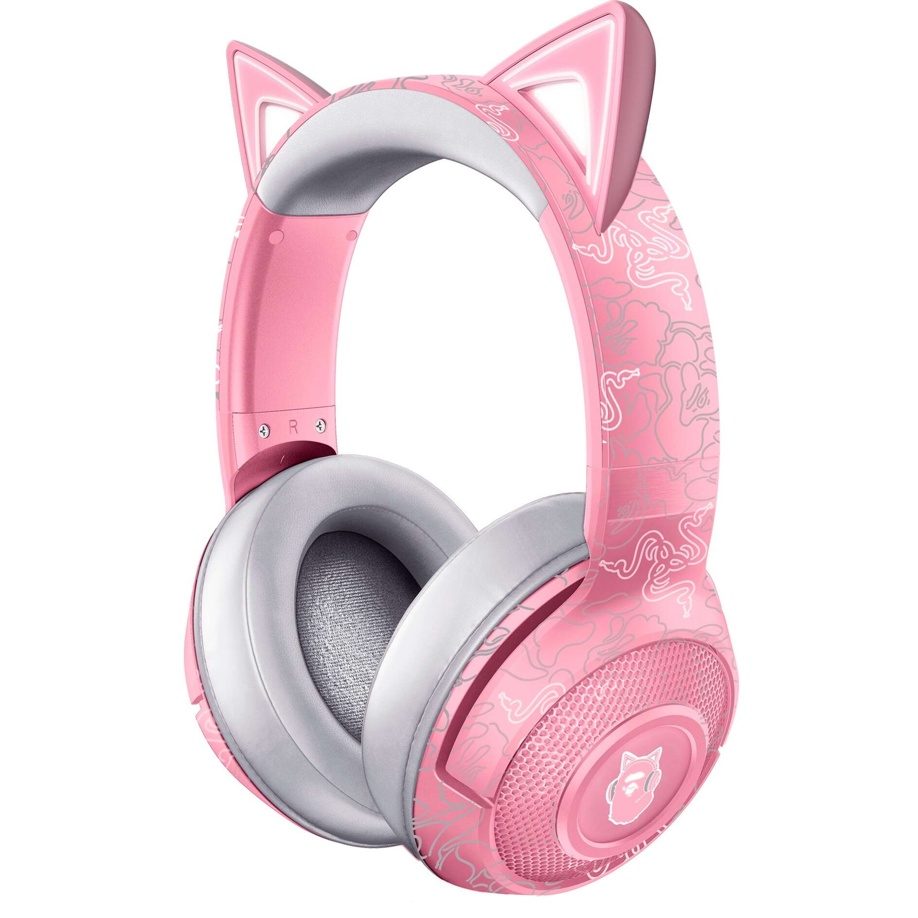 Razer kraken kitty v2 pro 7.1 vezetékes gaming headset - rózsaszín