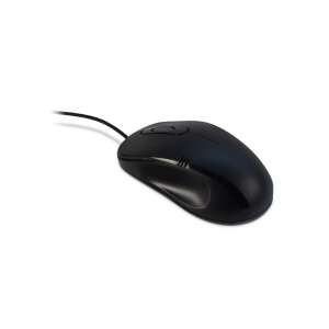 Inter-Tech AC M-3026 mysz USB przewodowa, czarny, widok pod kątem - Inter-Tech