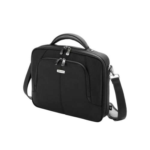 Dicota Eco Multi COMPACT 14-15,6 Zoll Laptop-Tasche, schwarz, recyceltes PET, nachhaltig, umweltfreundlich