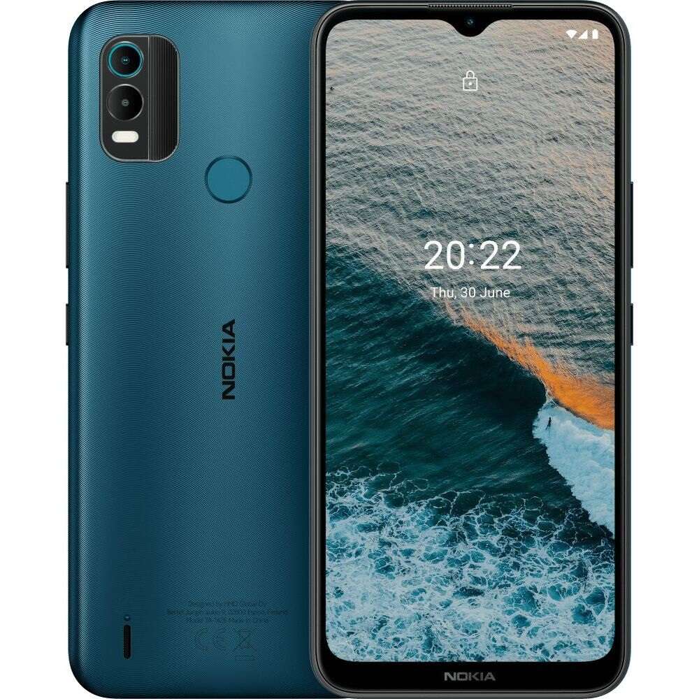 Nokia c21 plus 2/32gb dual sim okostelefon - kék + yettel 2in1sta...