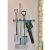 Gardena Tool Rack Plus mounted on wall with garden tools