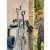 Gardena Tool Rack Plus wall mounted garden tool organizer with shovel, rake, and leaf blower